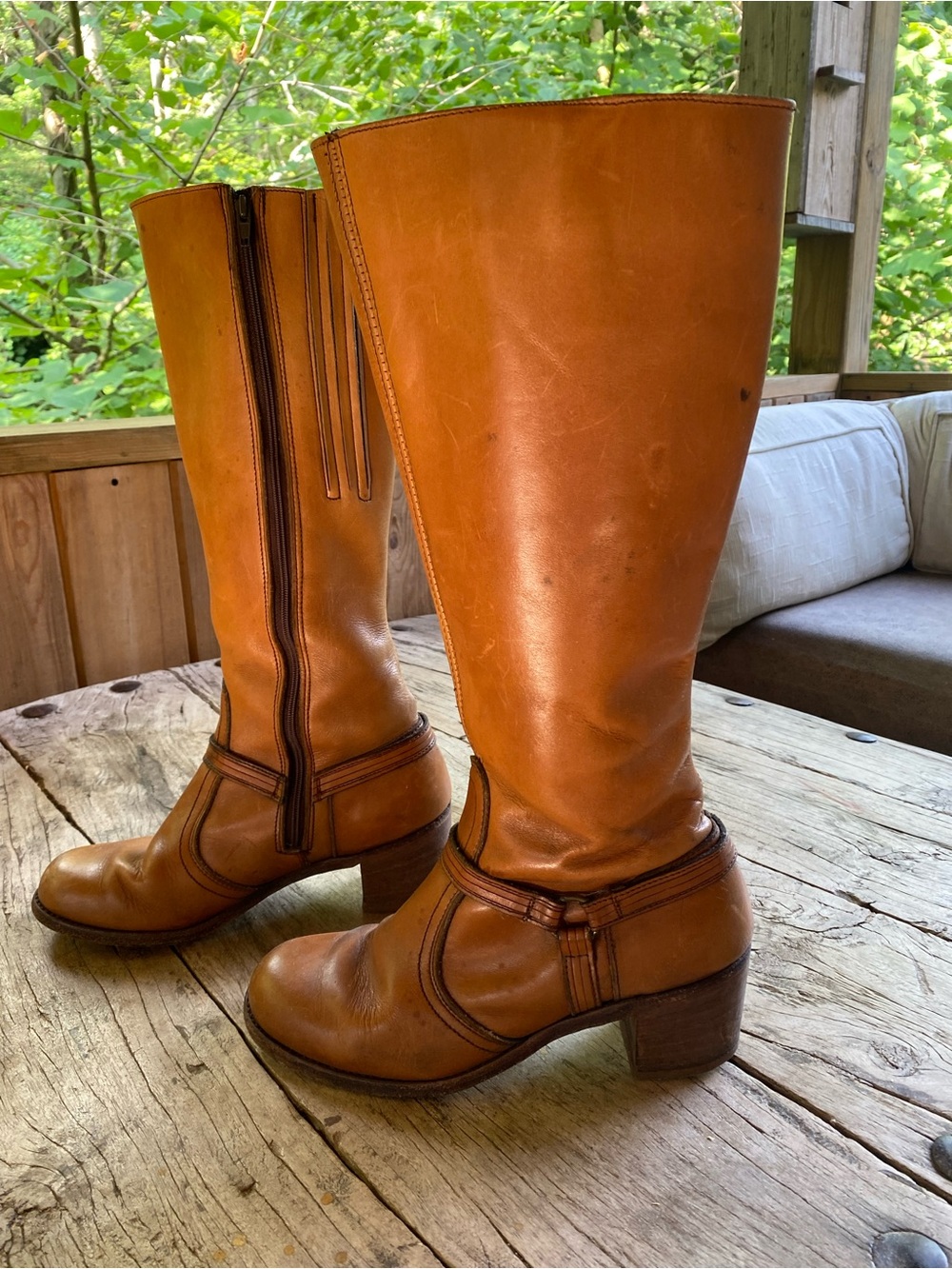 Vintage Dexter Campus leather boots fits small